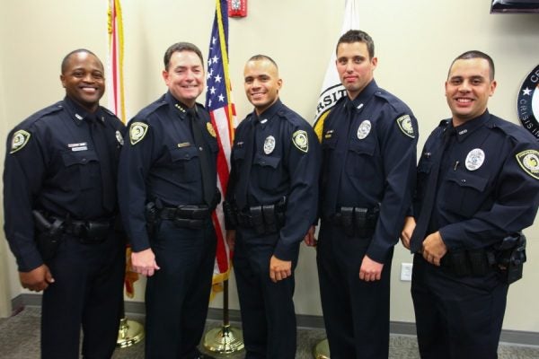 Ucf Police Department Swears In New Officers University Of Central