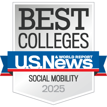 US News Best Colleges Badge 2025 Social Mobility