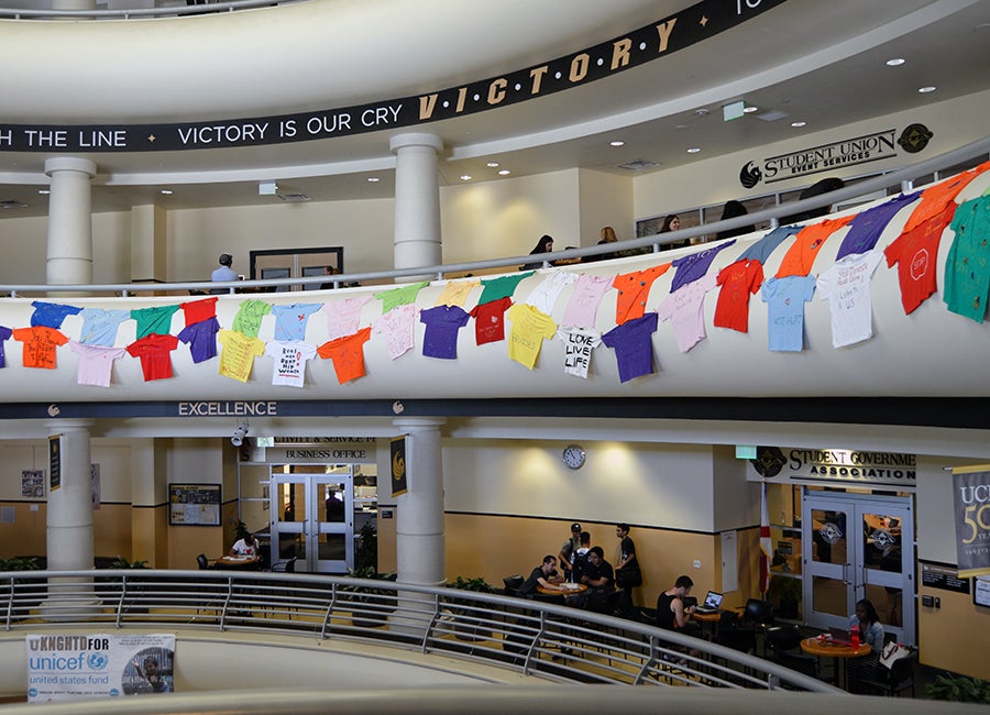 Clothesline Project Speaks Out Against Violence Toward Women ...