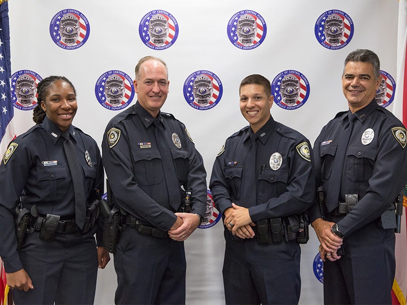 UCFPD Continues to Grow, Swears in Four New Officers