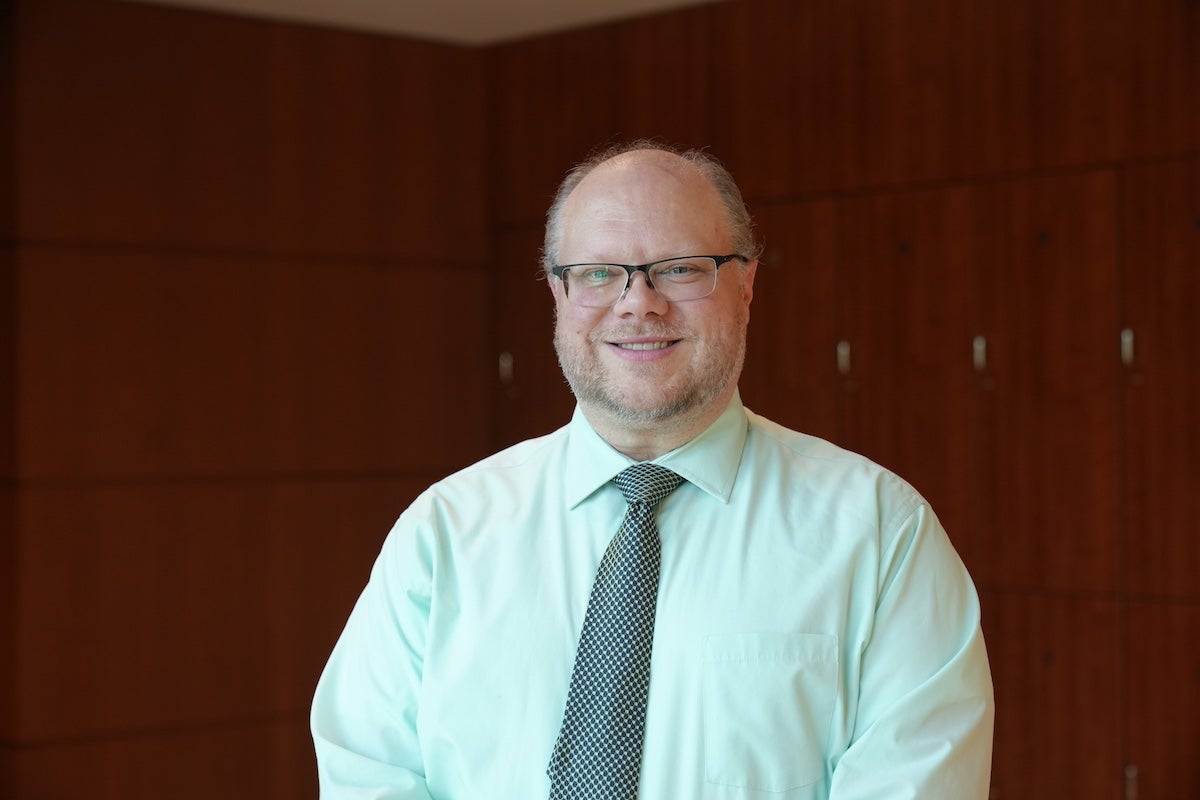 Jason Konzelmann, director of the UCF College of Medicine's Clinical Skills and Simulation Center