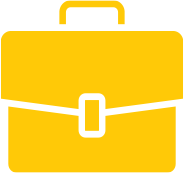 a yellow briefcase icon