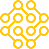 A yellow circuit icon